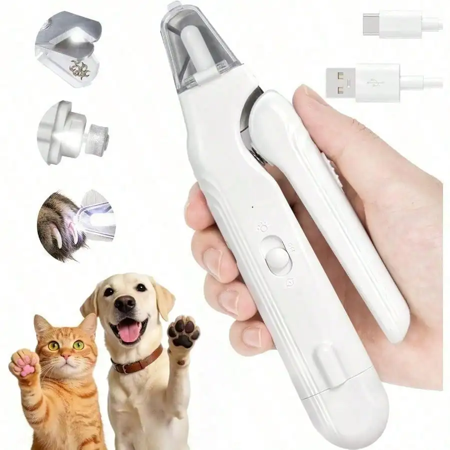 Pet Nail Grinder - Nowy model 2-w-1 Obcinacz do pazurów