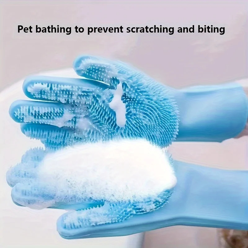 Pet Supplies Discount - Wielofunkcyjne silikonowe rękawice do pielęgnacji zwierząt,