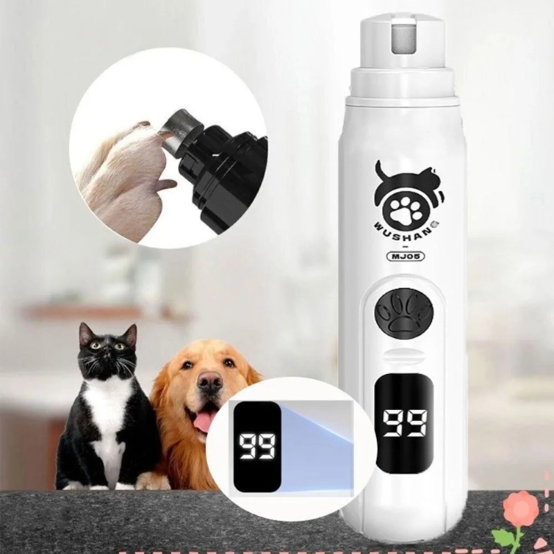 Pet Nail Grinder - Duża Elektryczna Frezarka do Pazurów dla