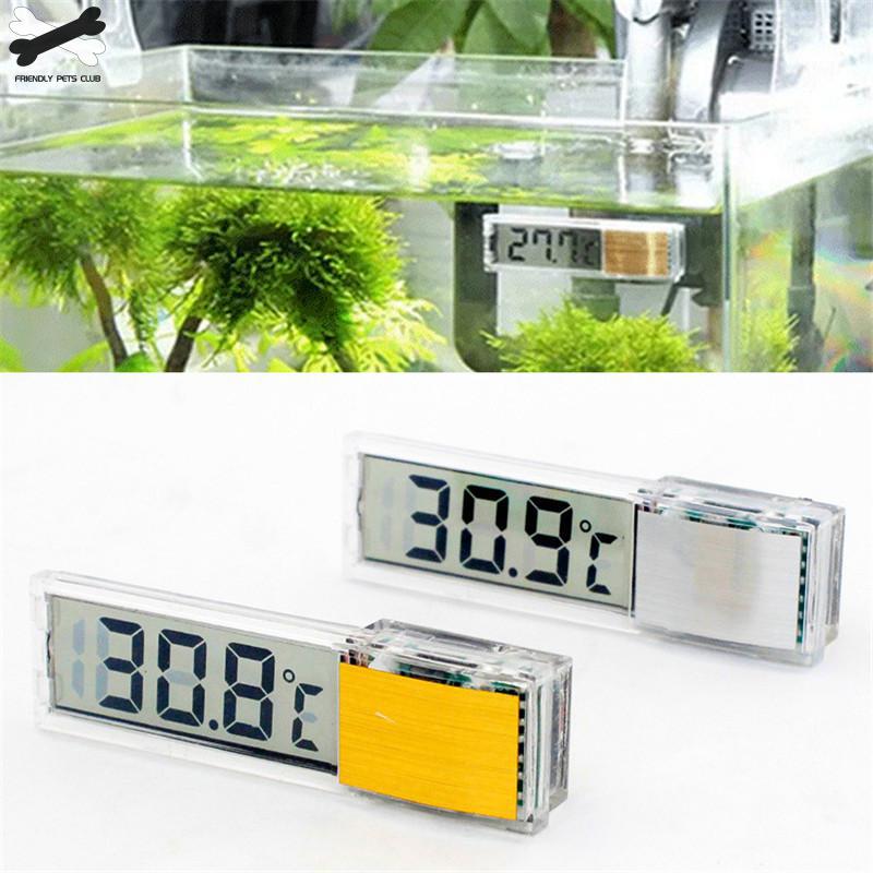 Pet Supplies Pet Shop - Cyfrowy elektroniczny termometr akwariowy, plastik, metal,