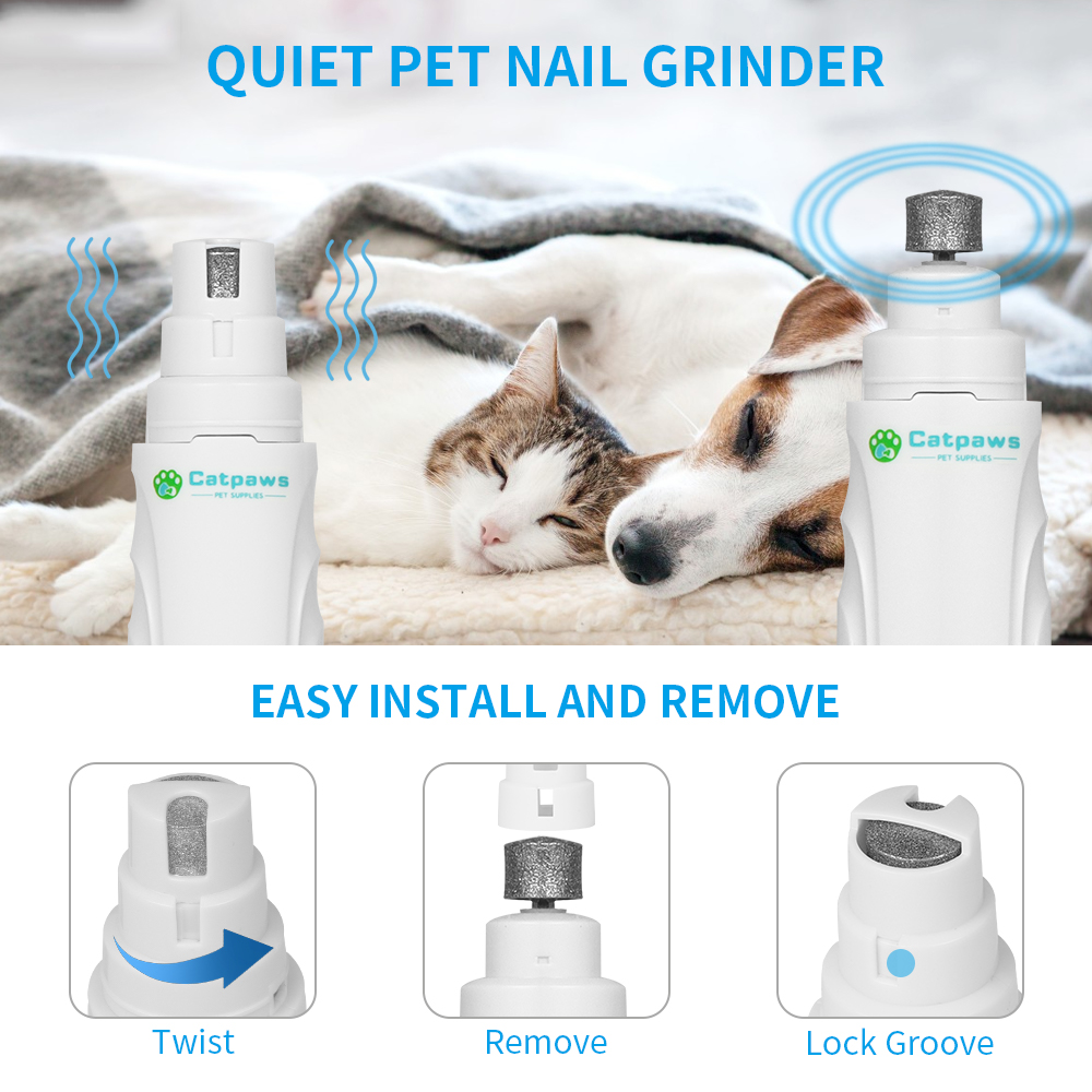 Elektryczny pilnik do pazurów  – Pet Nail Grinder recenzja i cena